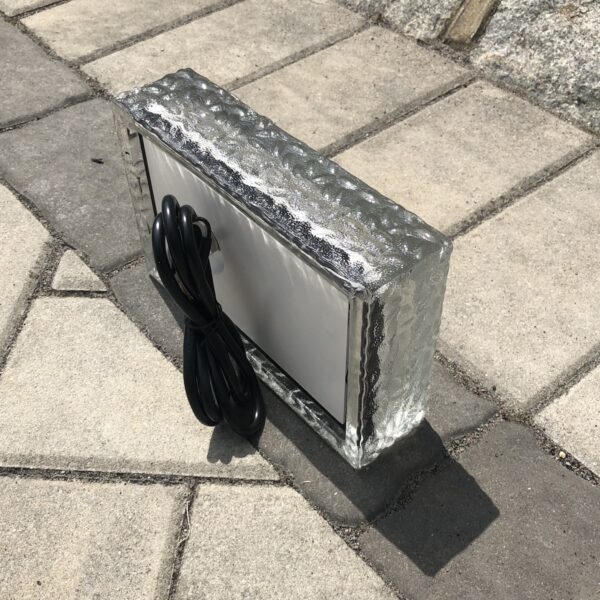 outdoor glass paver light